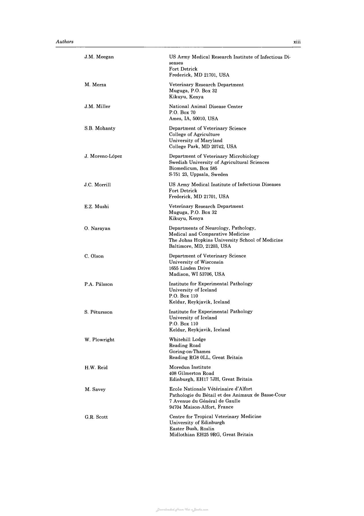 Virus Infections Of Ruminants