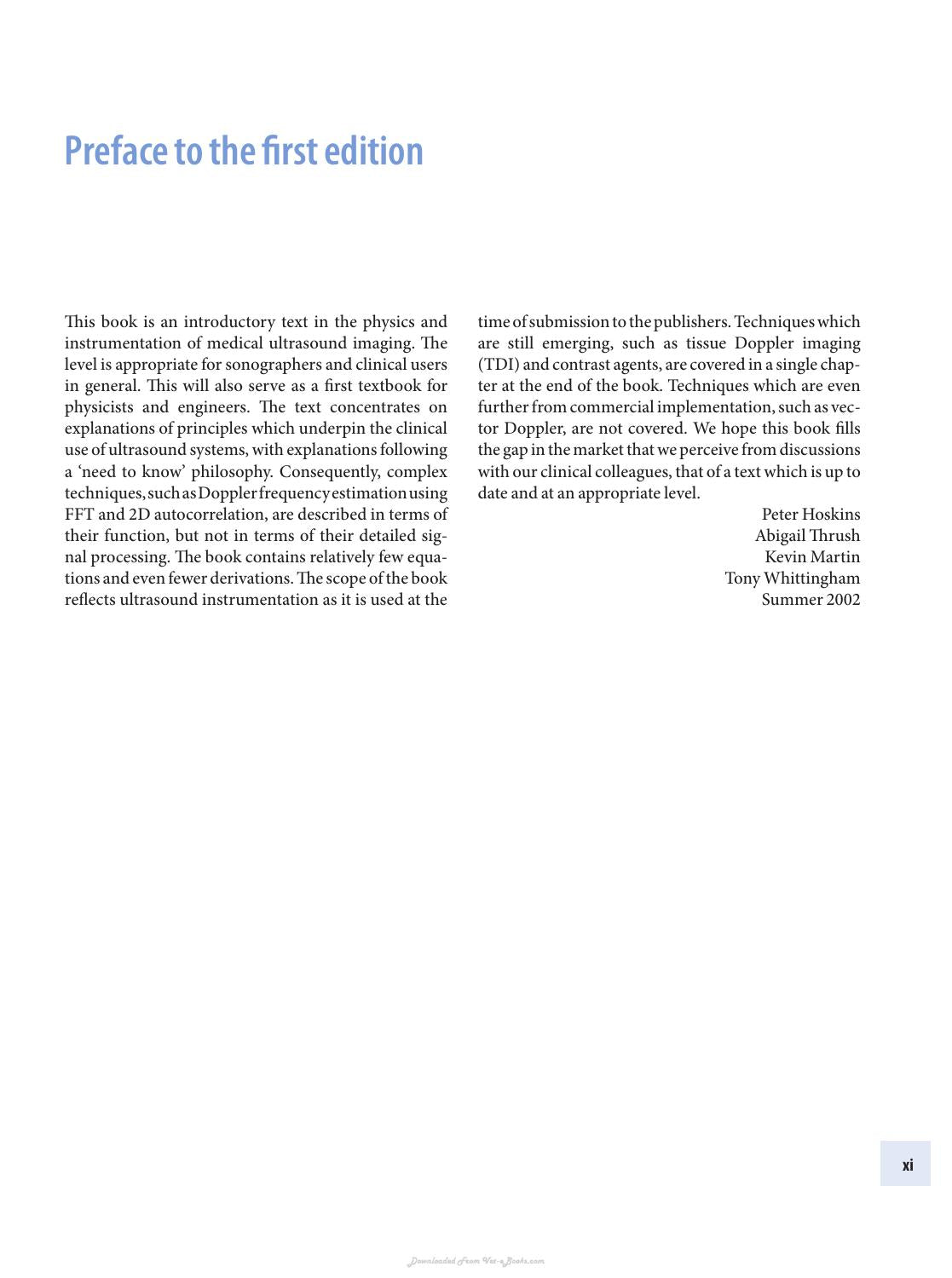 Diagnostic Ultrasound Physics And Equipment 2Nd Edition