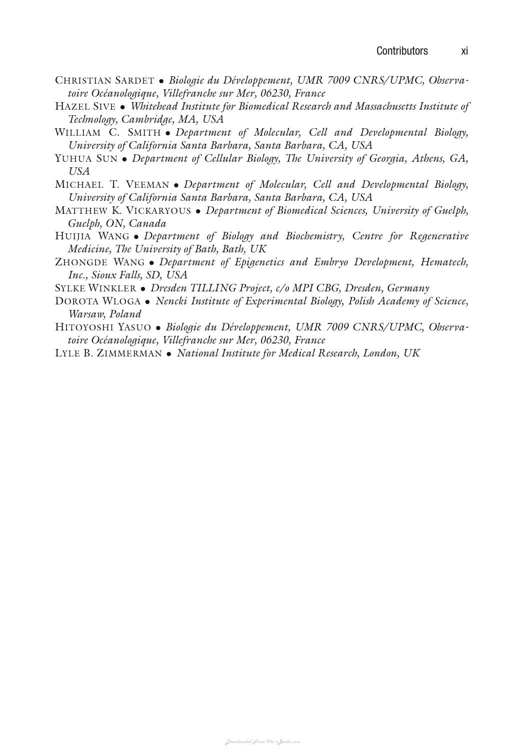 Vertebrate Embryogenesis Embryological Cellular And Genetic Methods