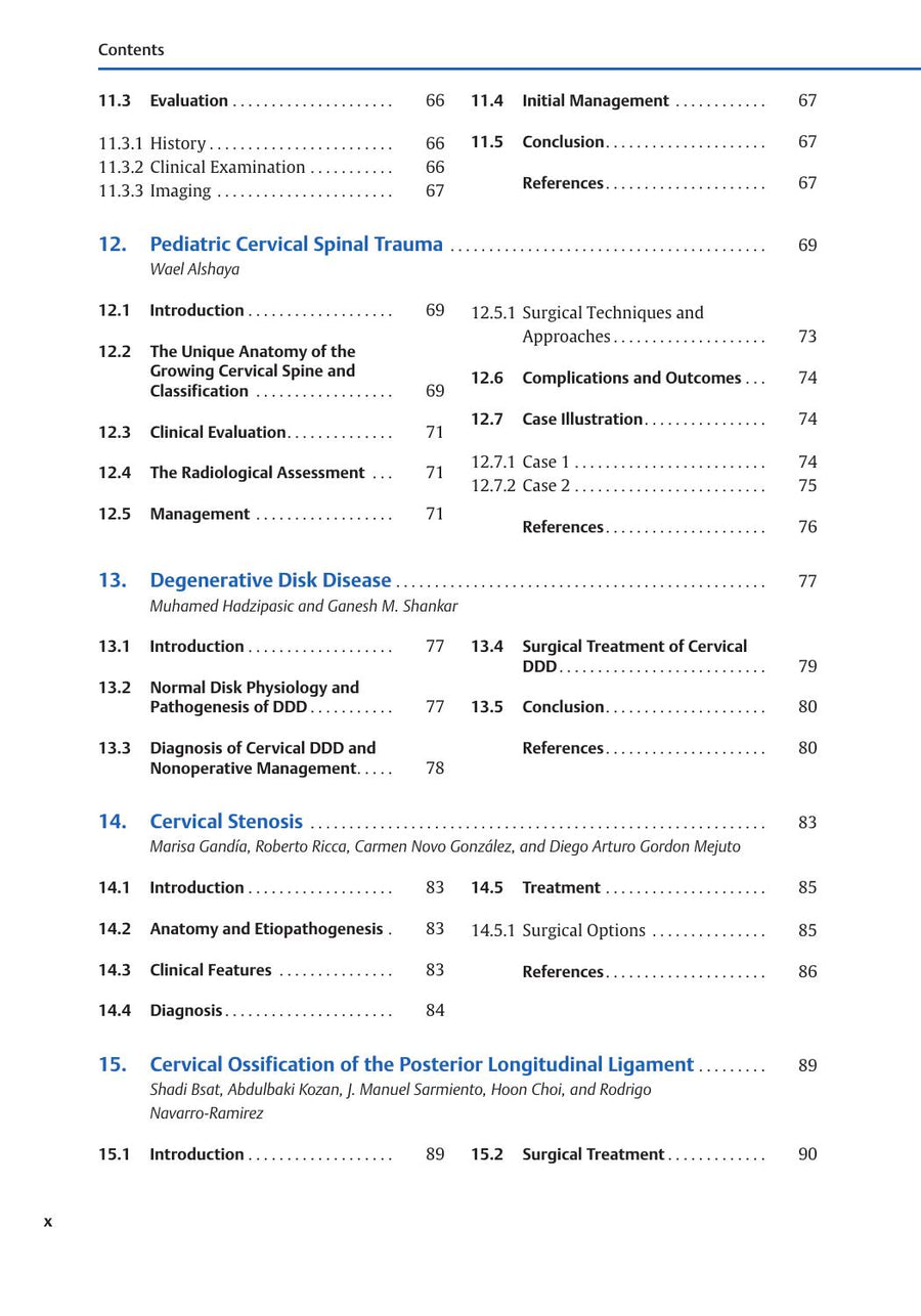 Preview page of Cervical Spine Surgery: Principles and Techniques
