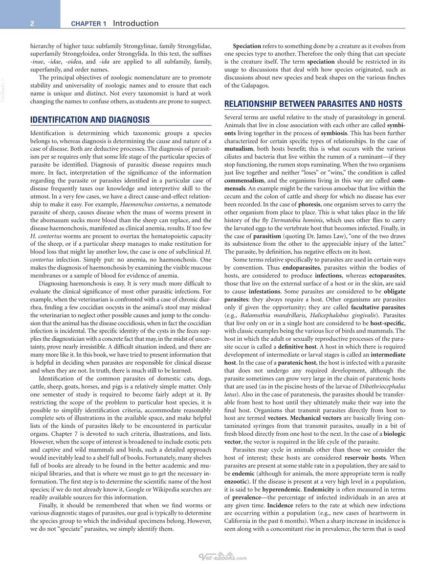 Preview page of Georgis' Parasitology for Veterinarians, 11th Edition