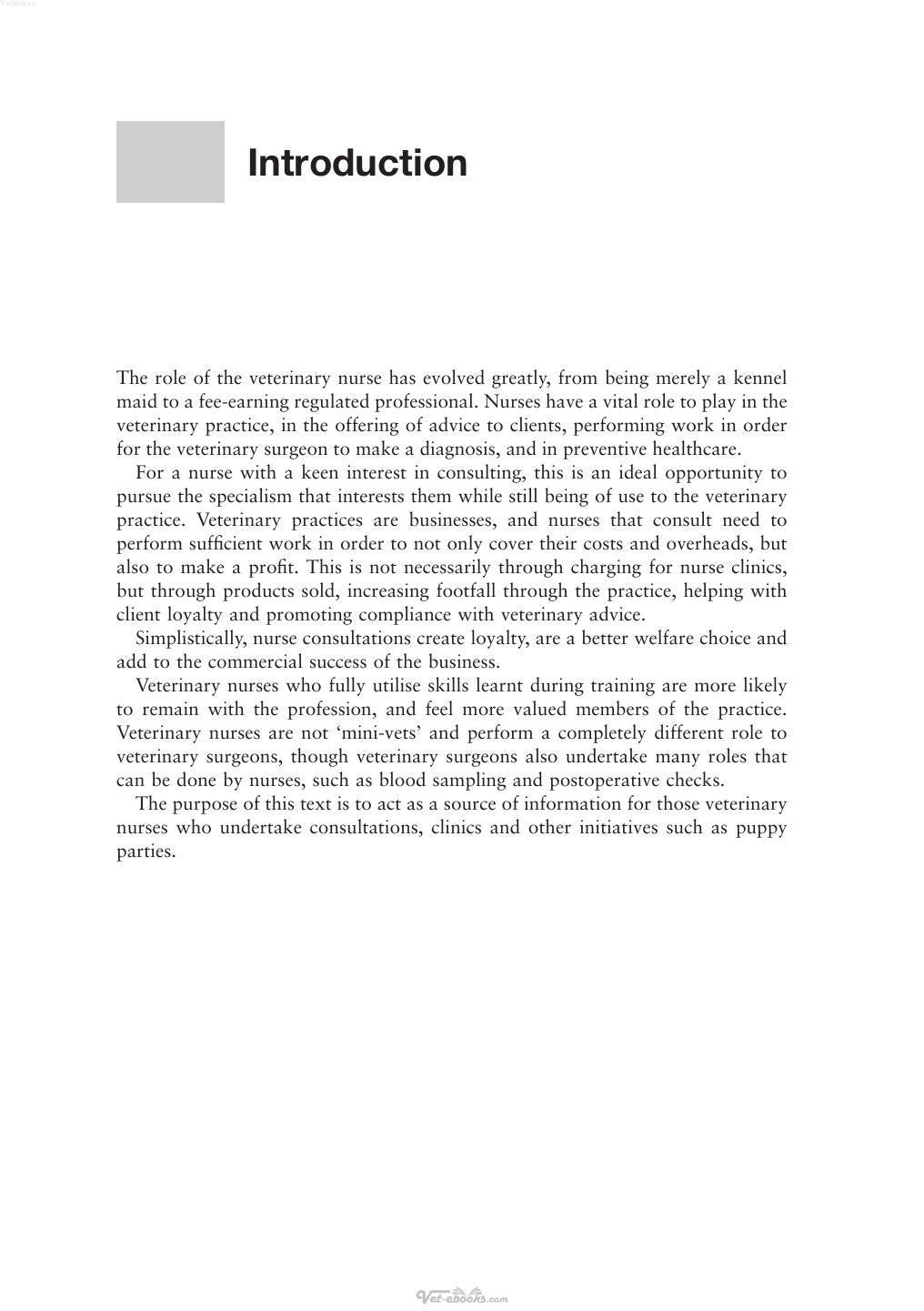 The Consulting Veterinary Nurse