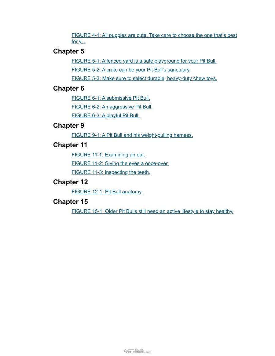 Preview page of Pit Bulls for Dummies, 2nd Edition