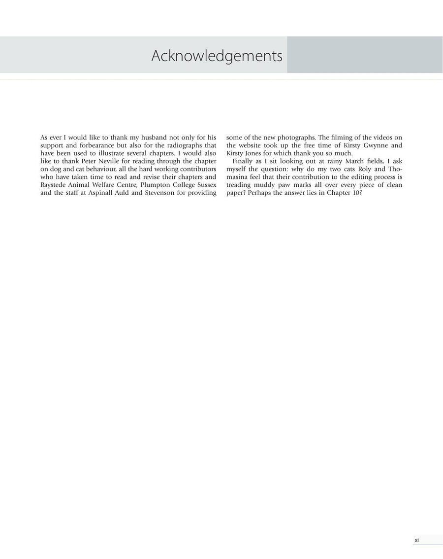 Preview page of The Complete Textbook of Veterinary Nursing 2nd Edition