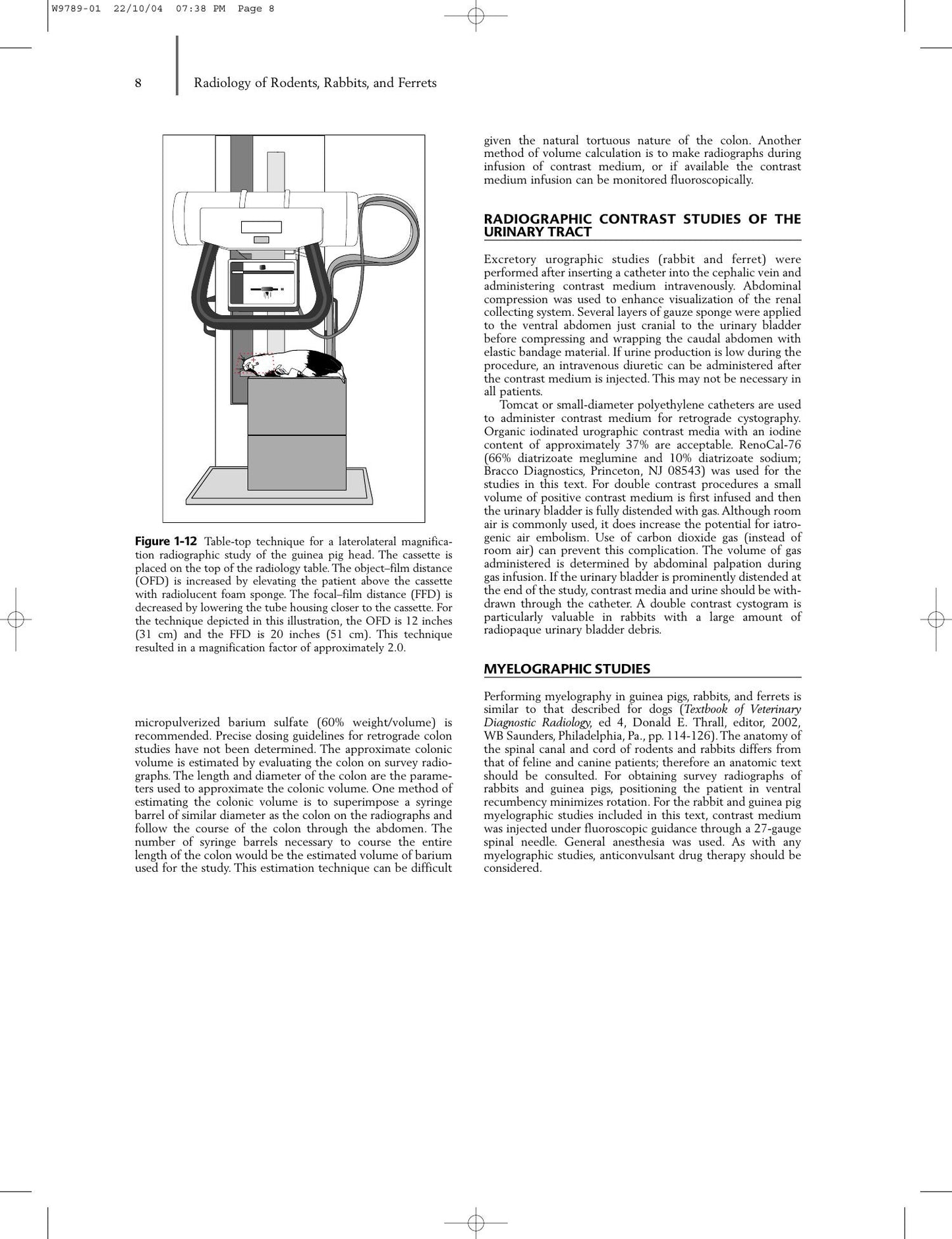Radiology Of Rodents Rabbits And Ferrets An Atlas Of Normal Anatomy And Positioning