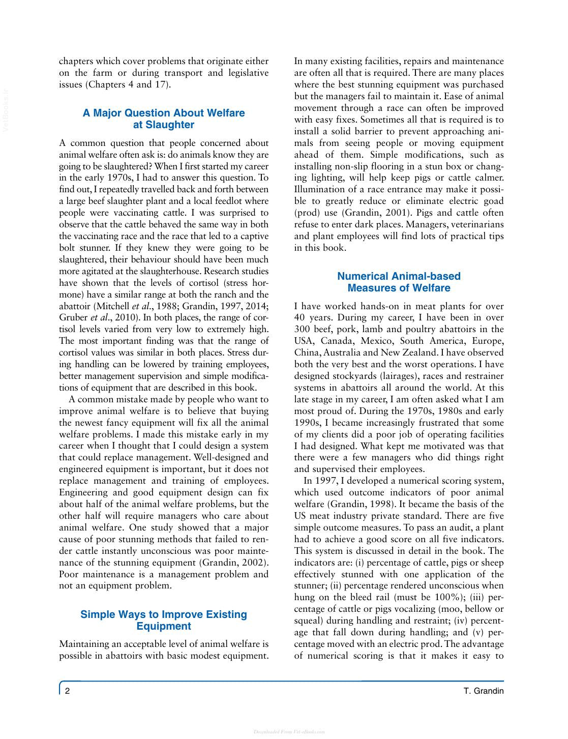 The Slaughter Of Farmed Animals Practical Ways Of Enhancing Animal Welfare