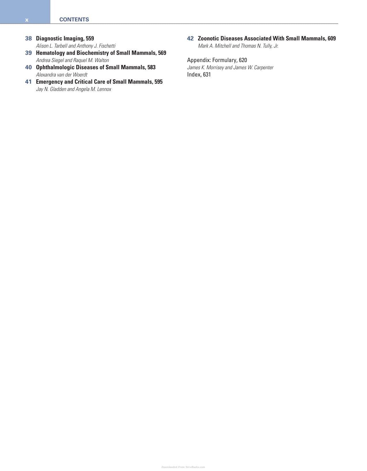 Ferrets Rabbits And Rodents Clinical Medicine And Surgery 4Th Edition
