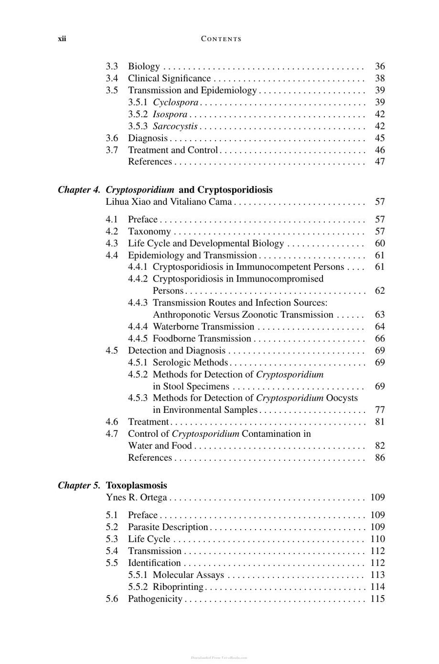 Preview page of Ortega Foodborne Parasites PDF