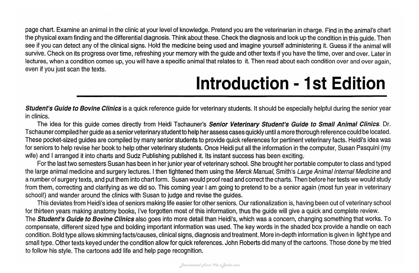 Guide To Bovine Clinics 4Th Edition
