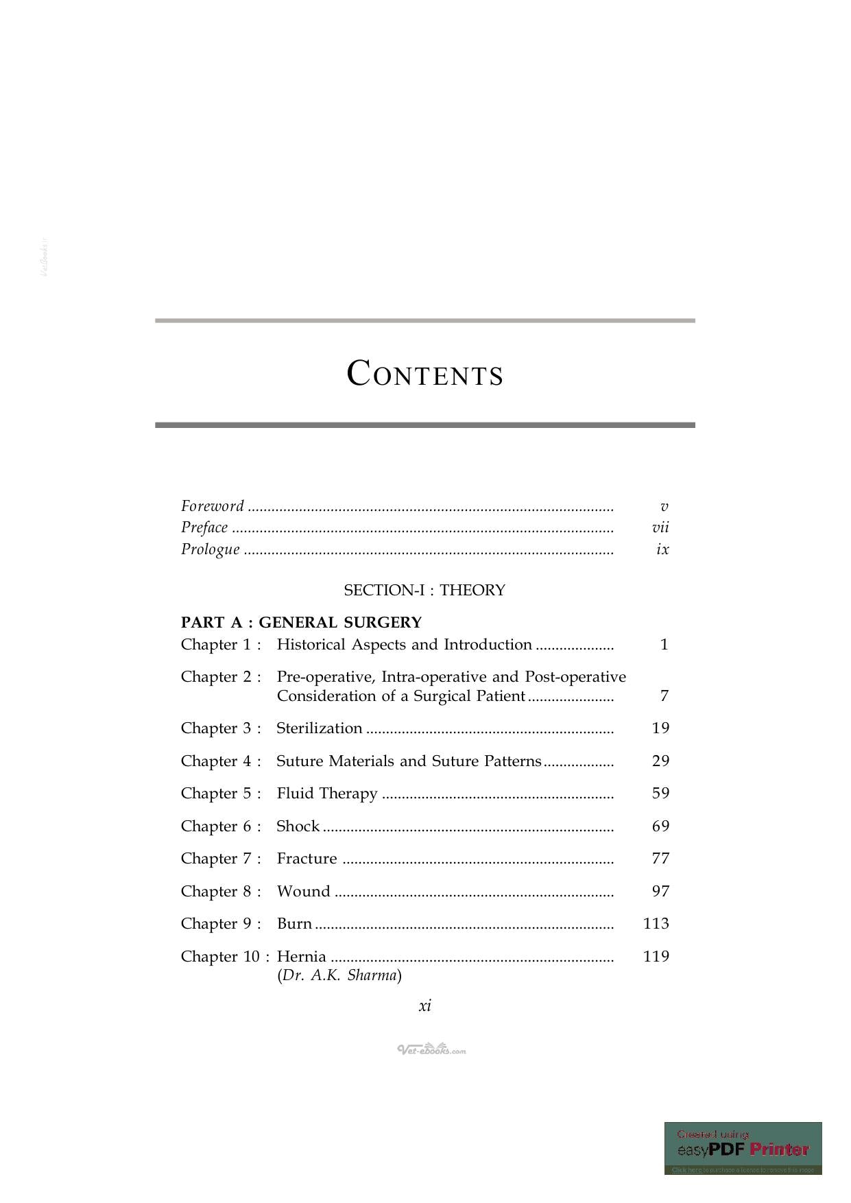 General Animal Surgery And Anaesthesiology