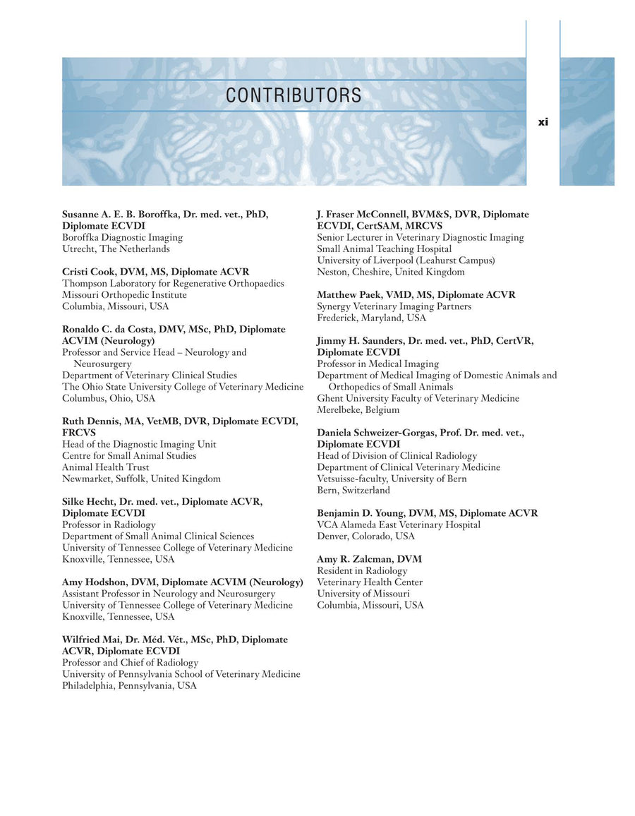 Preview page of Diagnostic MRI in Dogs and Cats
