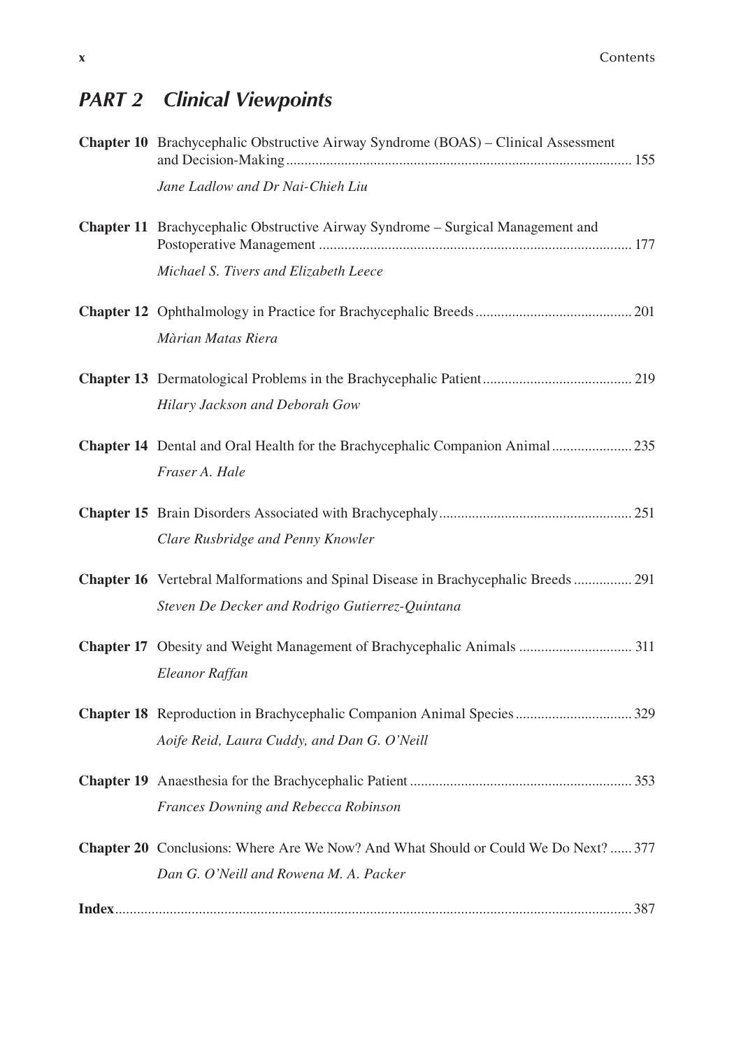 Health and Welfare of Brachycephalic Flat Faced Companion Animals a Complete Guide for Veterinary and Animal Professionals