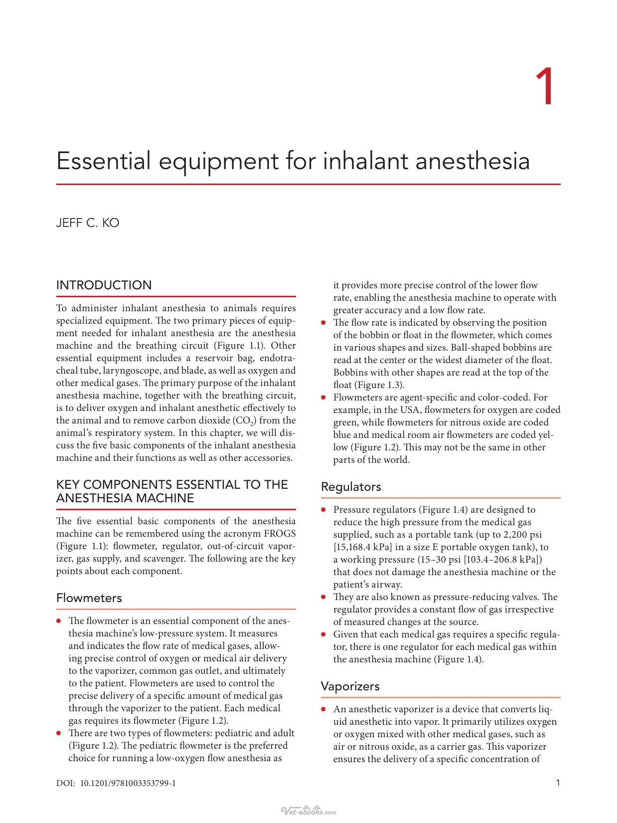 Small Animal Anesthesia And Pain Management A Color Handbook
