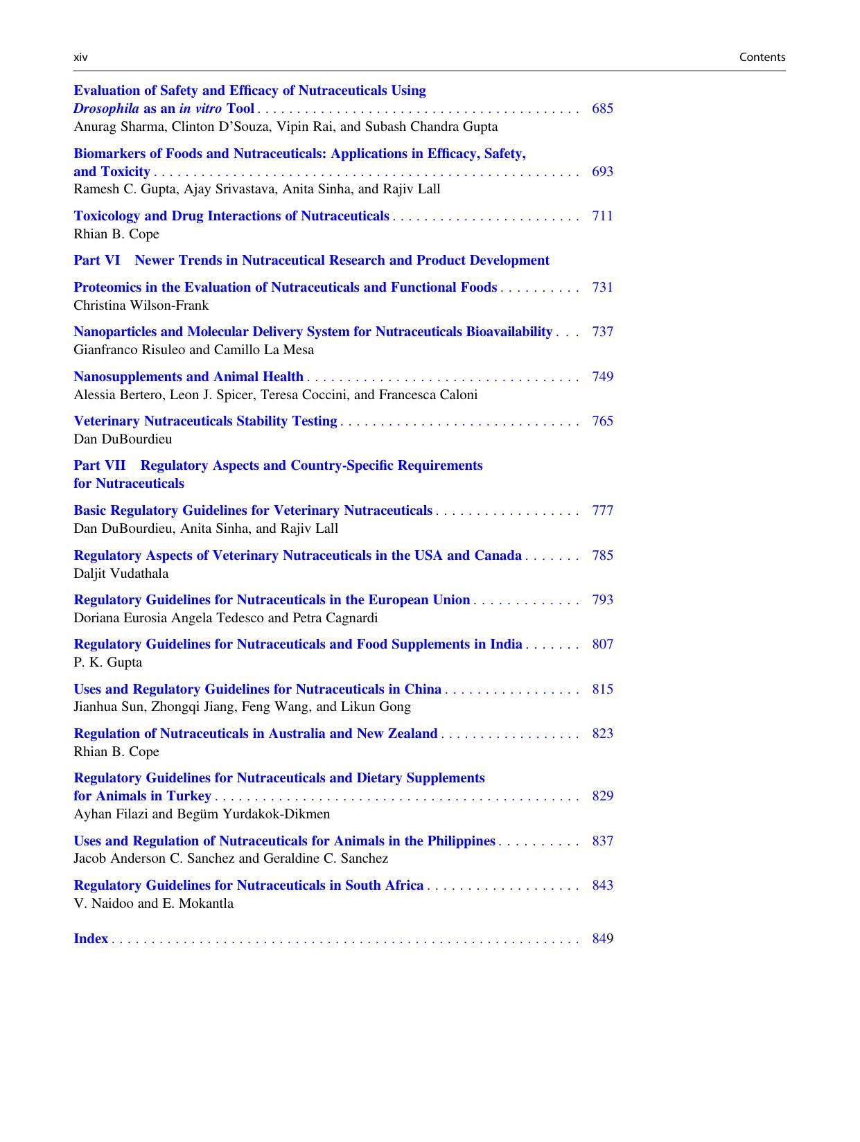 Nutraceuticals In Veterinary Medicine