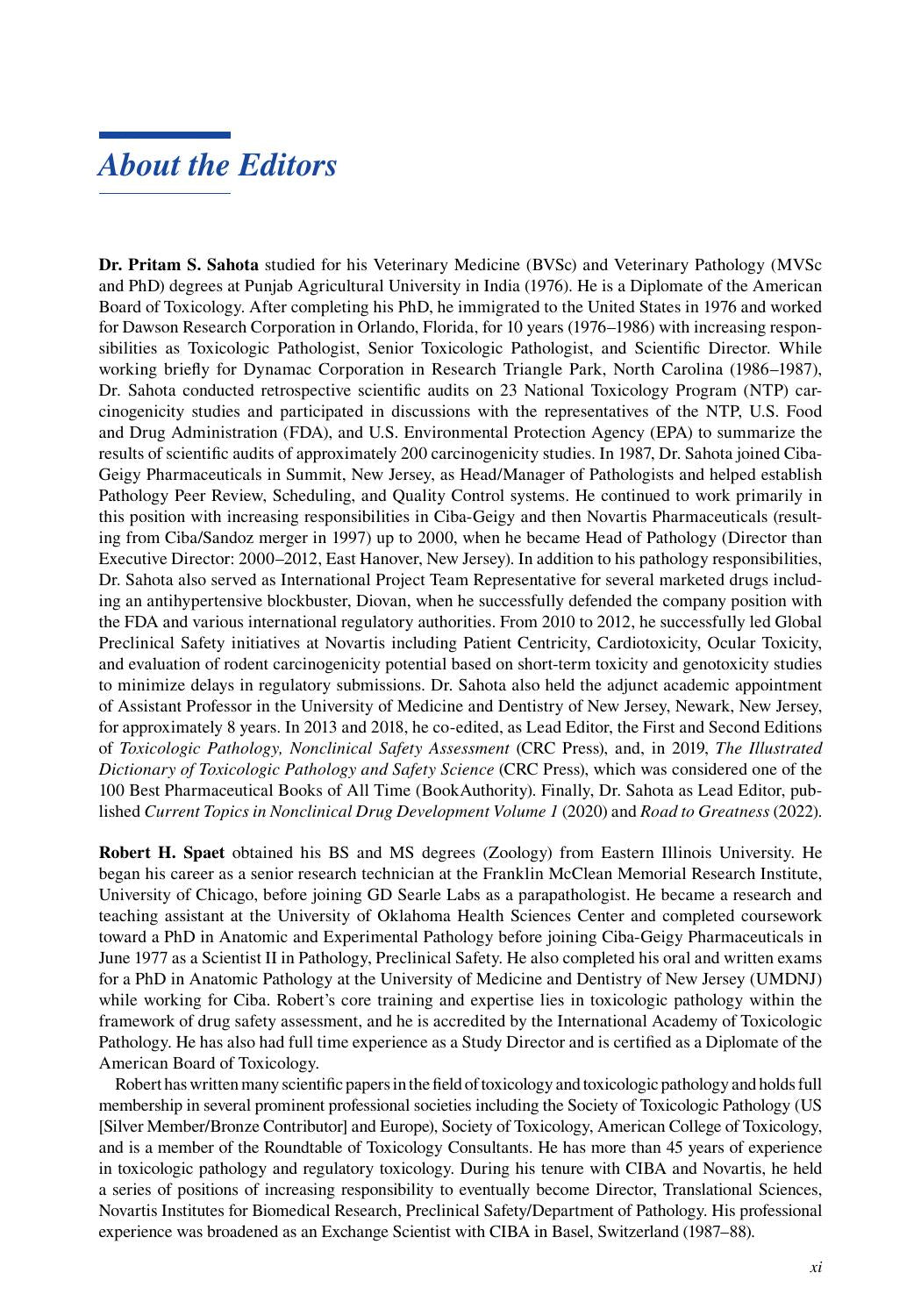 Toxicologic Pathology A Primer