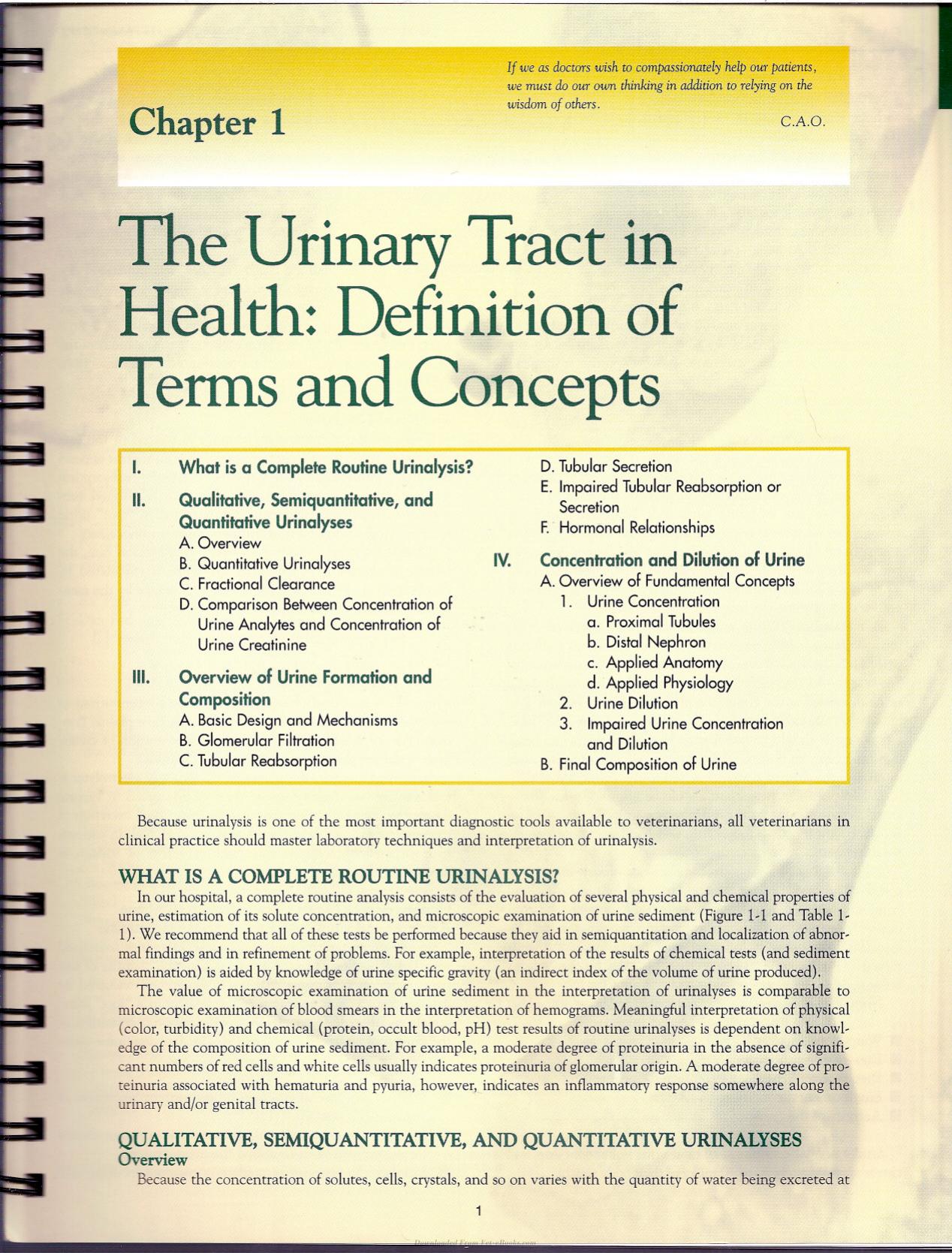 Urinalysis A Clinical Guide To Compassionate Patient Care