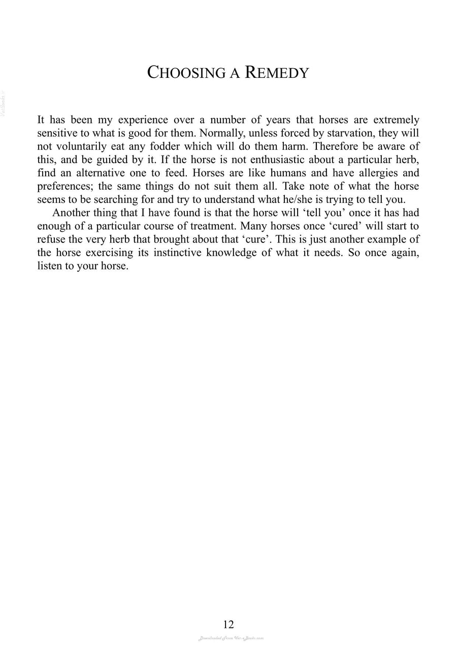Preview page of A Modern Horse Herbal