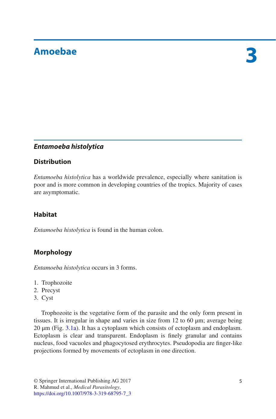 Medical Parasitology A Textbook