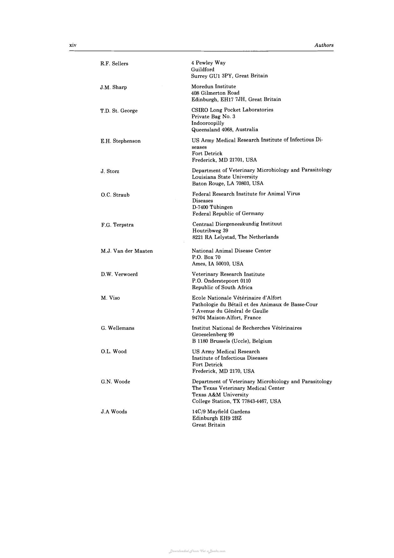 Virus Infections Of Ruminants