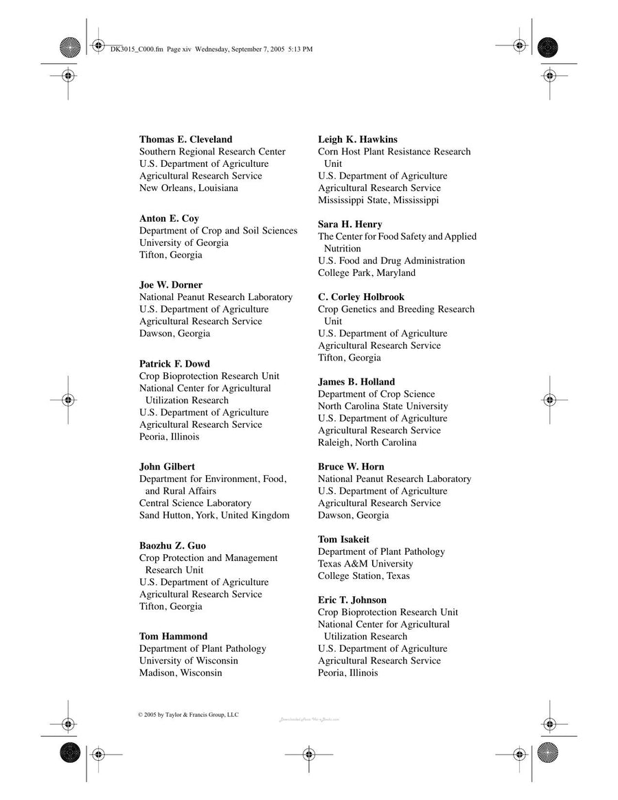 Preview page of Aflatoxin and Food Safety
