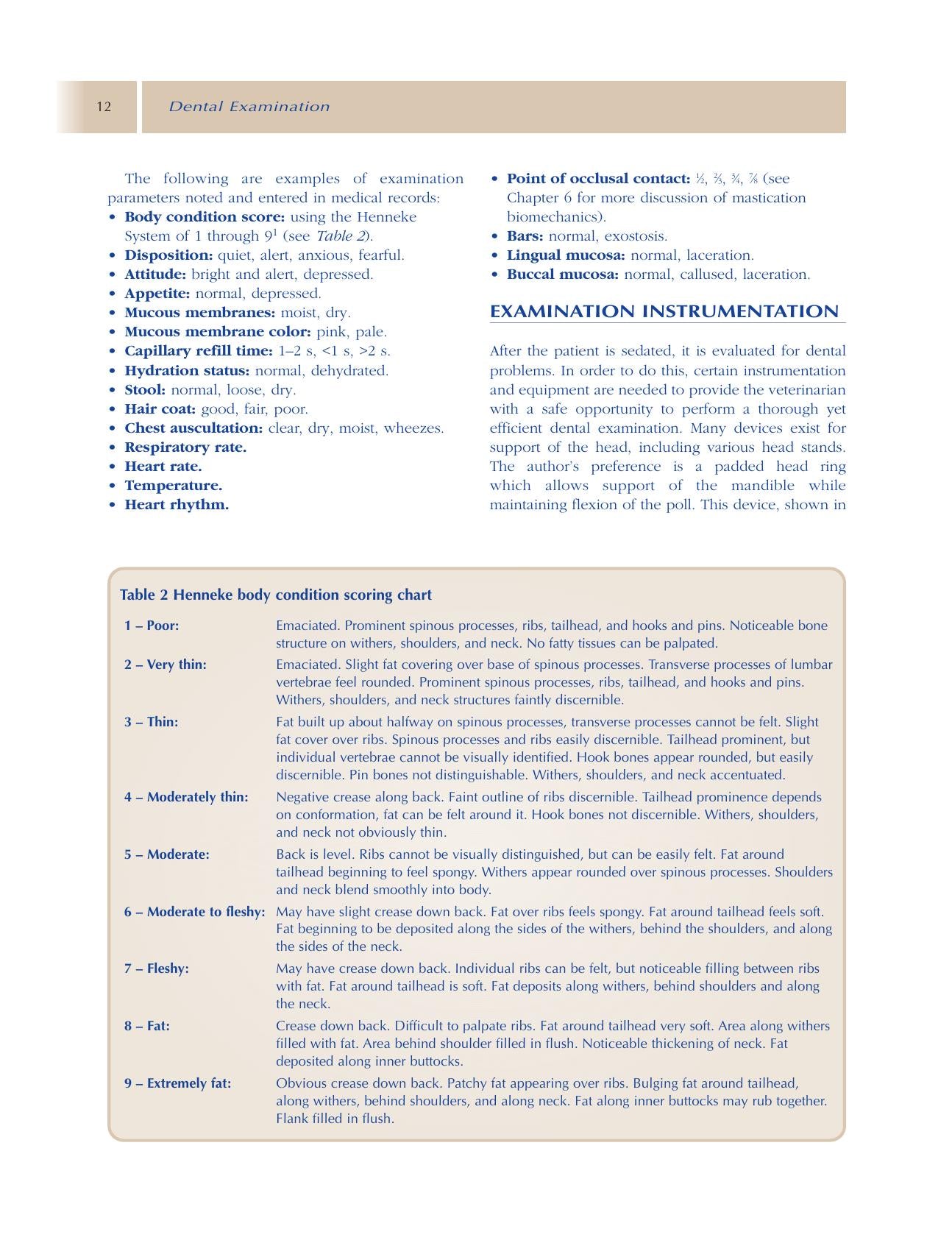 Principles Of Equine Dentistry