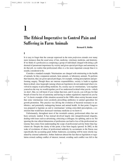 The Well Being of Farm Animals Challenges and Solutions