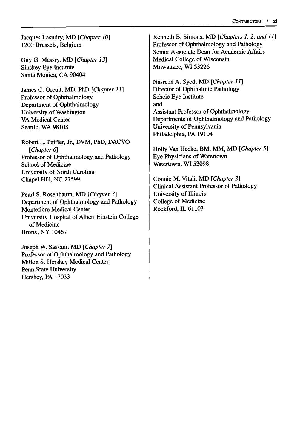 Ocular Tumors In Animals And Humans