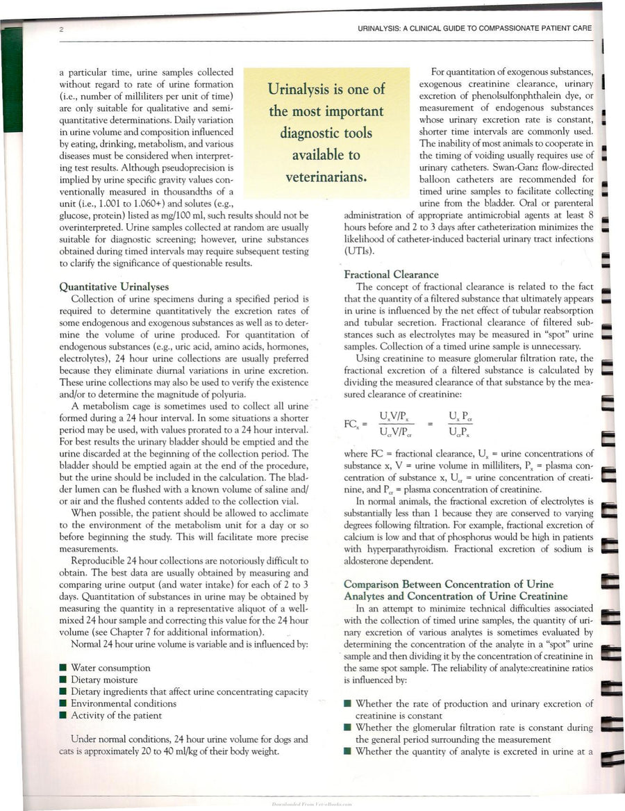 Preview page of Urinalysis a Clinical Guide to Compassionate Patient Care