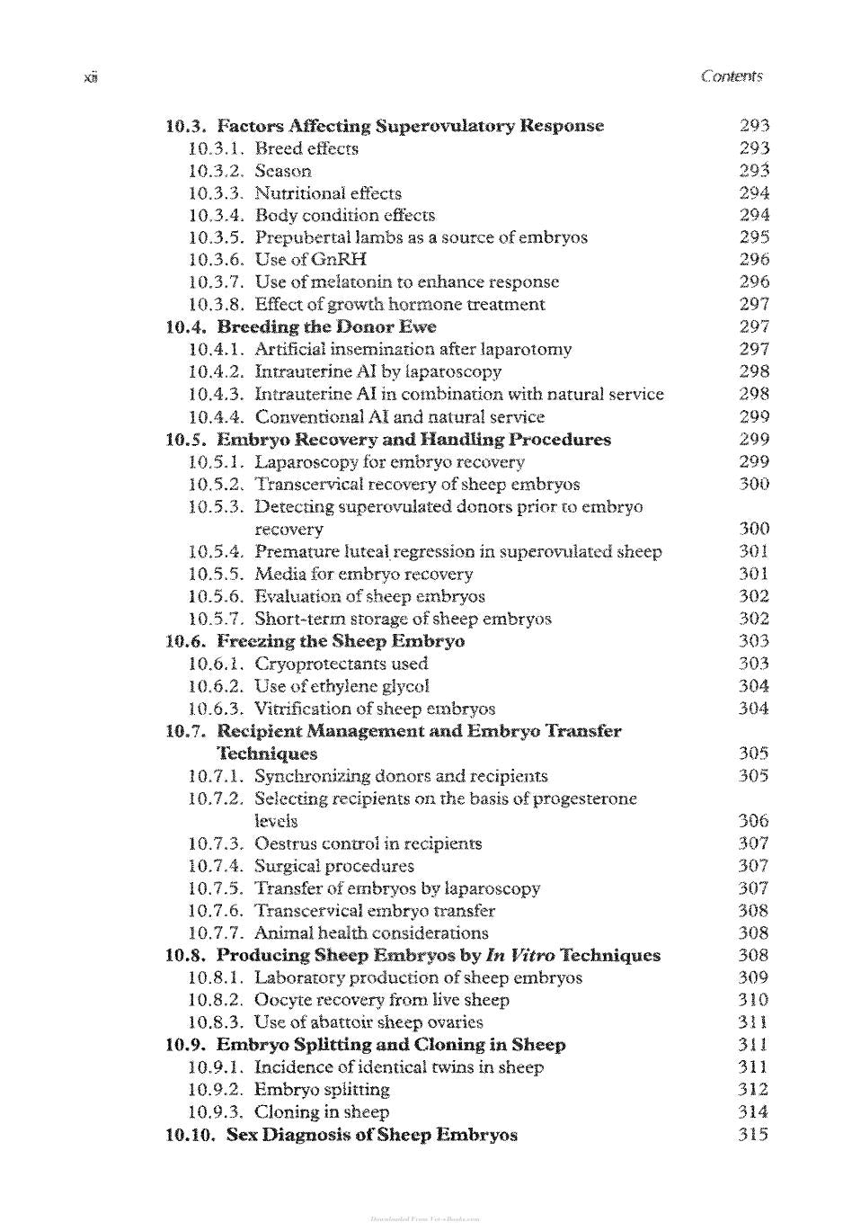 Controlled Reproduction In Sheep And Goats