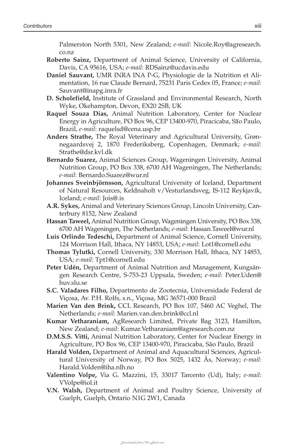 Nutrient Digestion And Utilization In Farm Animals Modelling Approaches