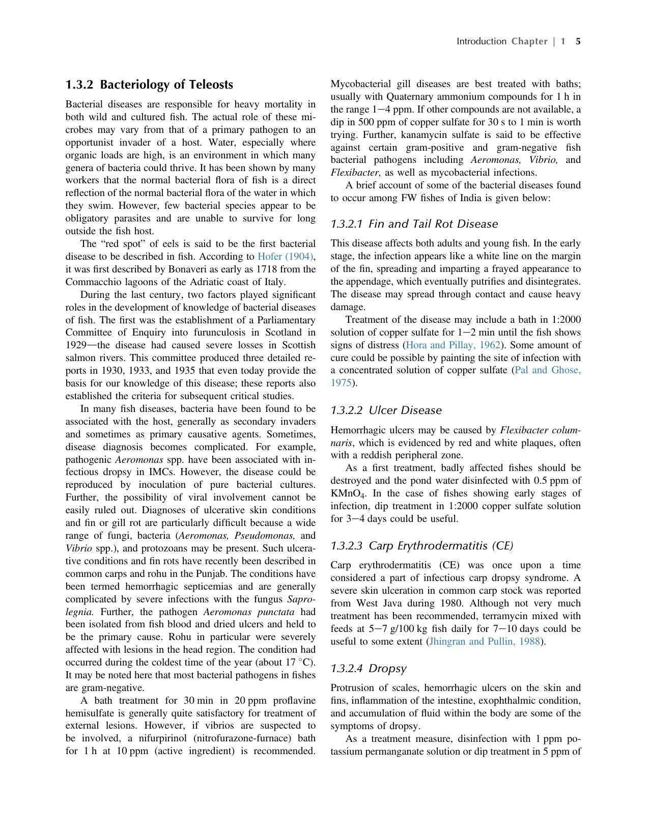 Epizootic Ulcerative Fish Disease Syndrome