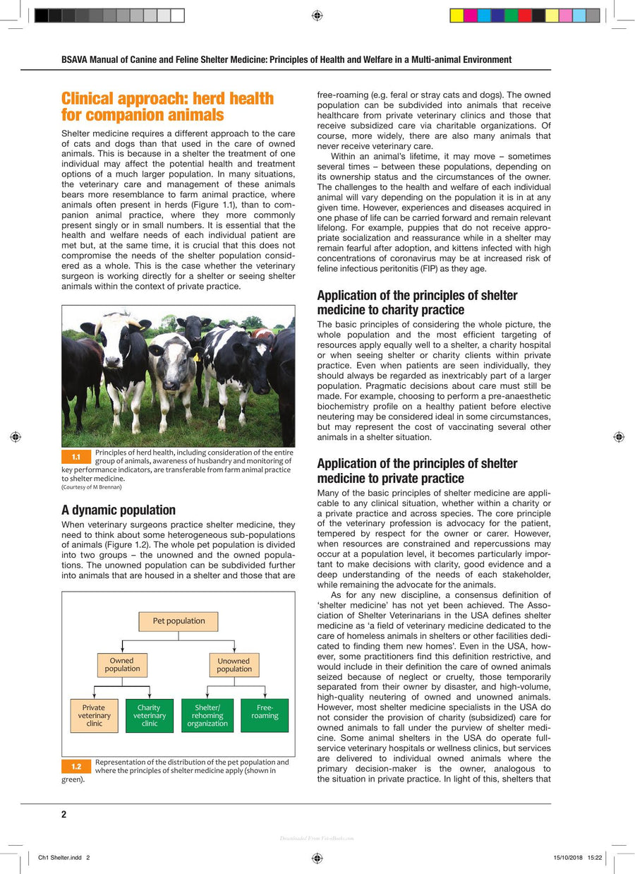 Preview page of Bsava Manual of Canine and Feline Shelter Medicine Principles of Health and Welfare in a Multi Animal Environment