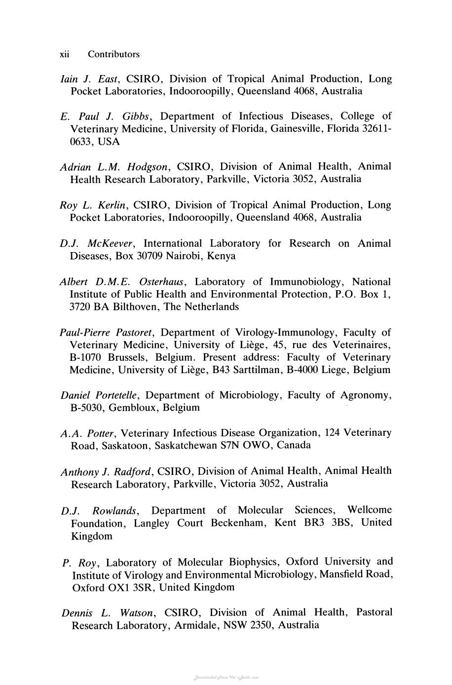 Progress In Vaccinology Volume 4 Veterinary Vaccines
