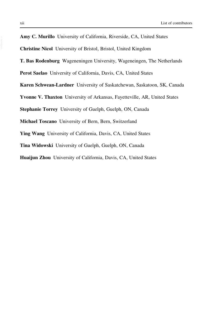 Preview page of Advances in Poultry Welfare