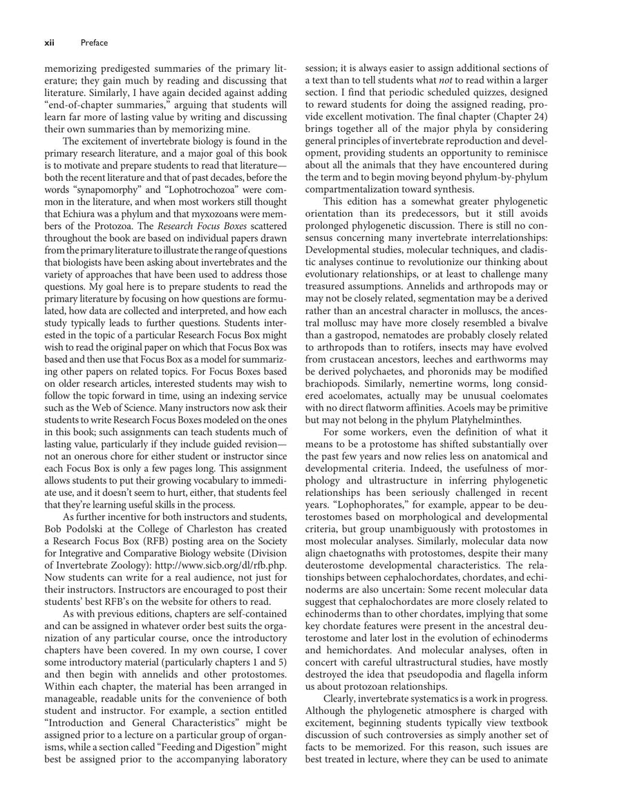 Preview page of Biology of the Invertebrates 7th Edition Pdf