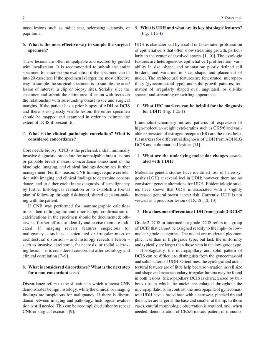 Preview page of Practical Breast Pathology: Frequently Asked Questions