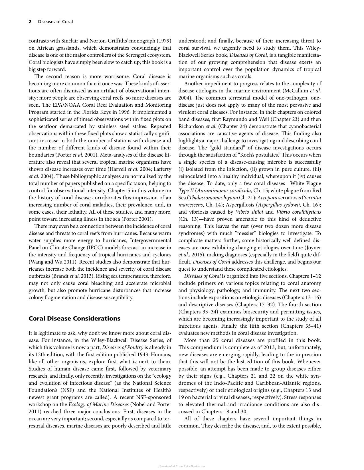 Diseases Of Coral