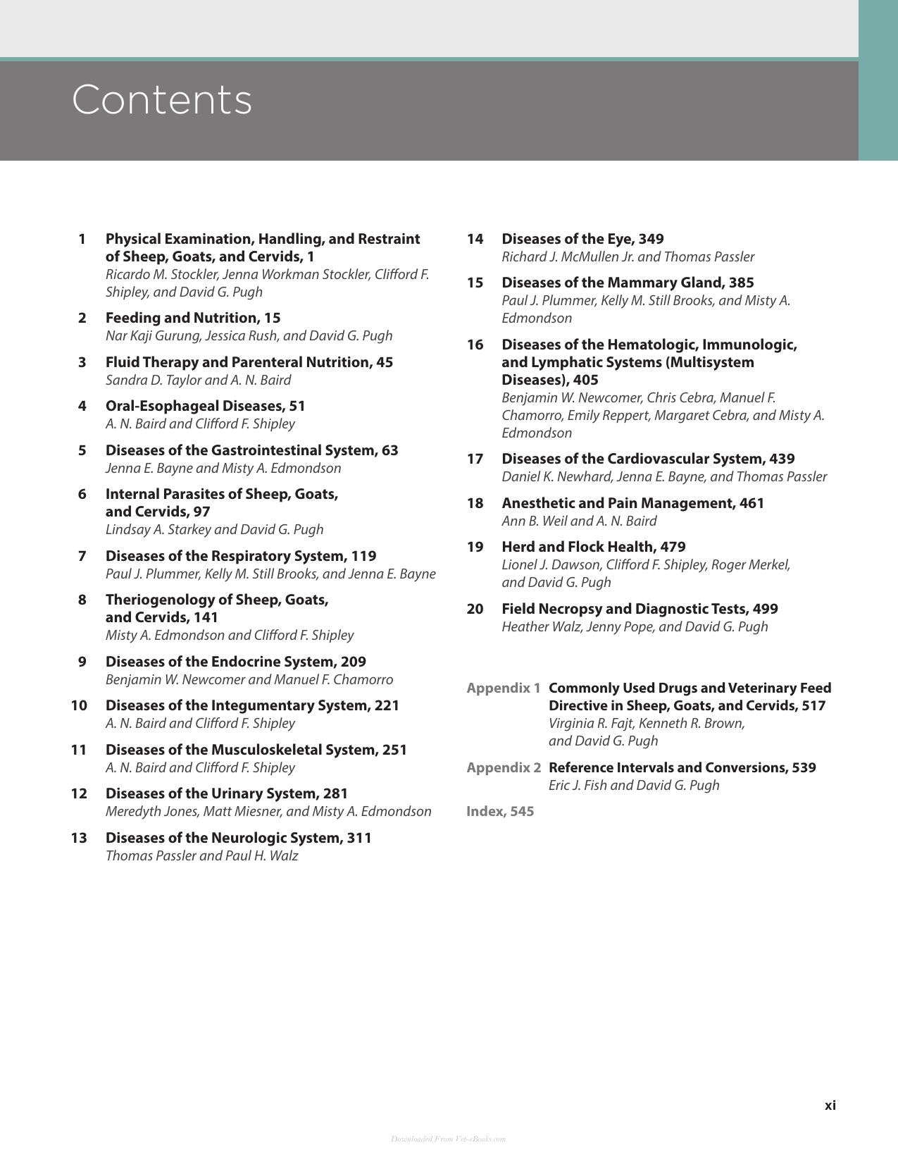 Sheep And Goat Medicine 3Rd Edition