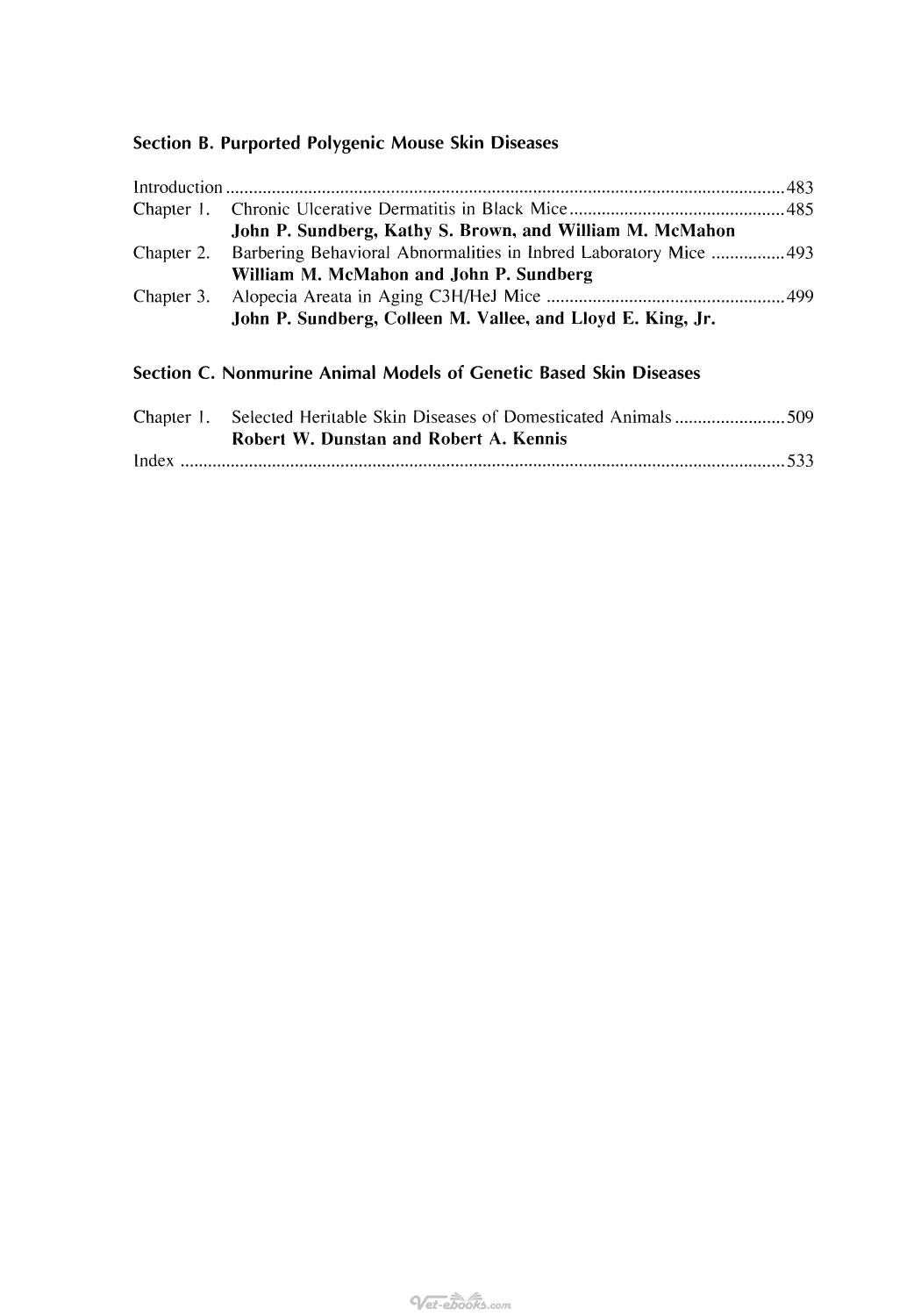 Handbook Of Mouse Mutations With Skin And Hair Abnormalities