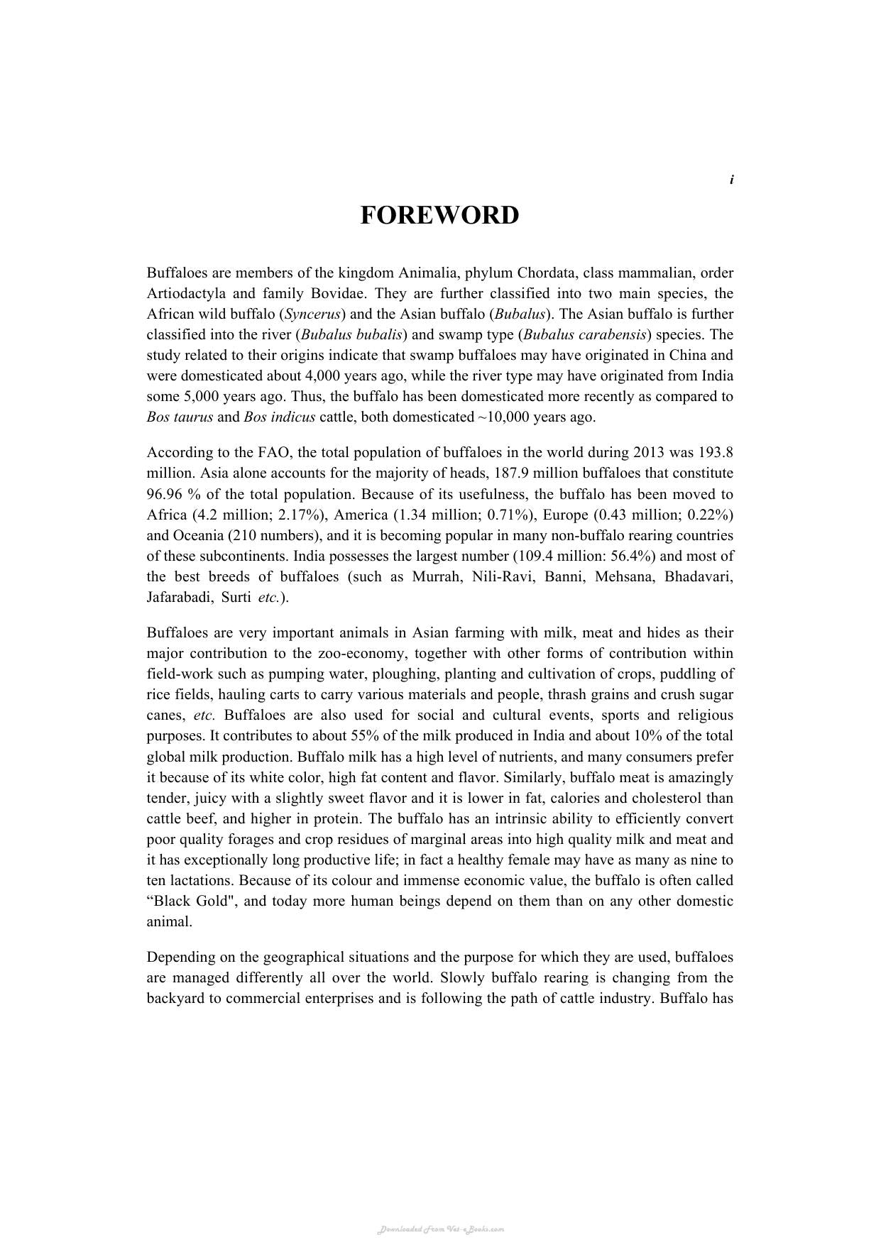 The Buffalo Bubalus Bubalis Production And Research
