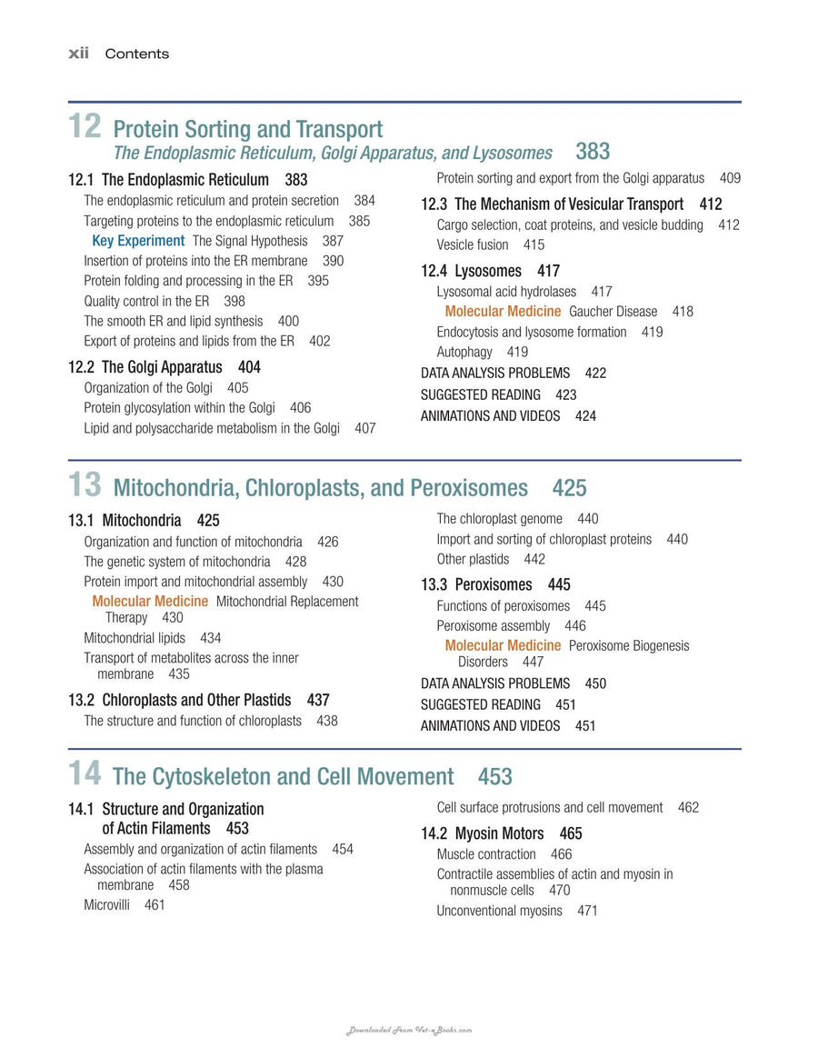 Preview page of The Cell a Molecular Approach 8th Edition