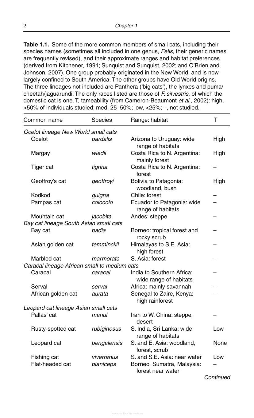 Behaviour Of The Domestic Cat 2Nd Edition