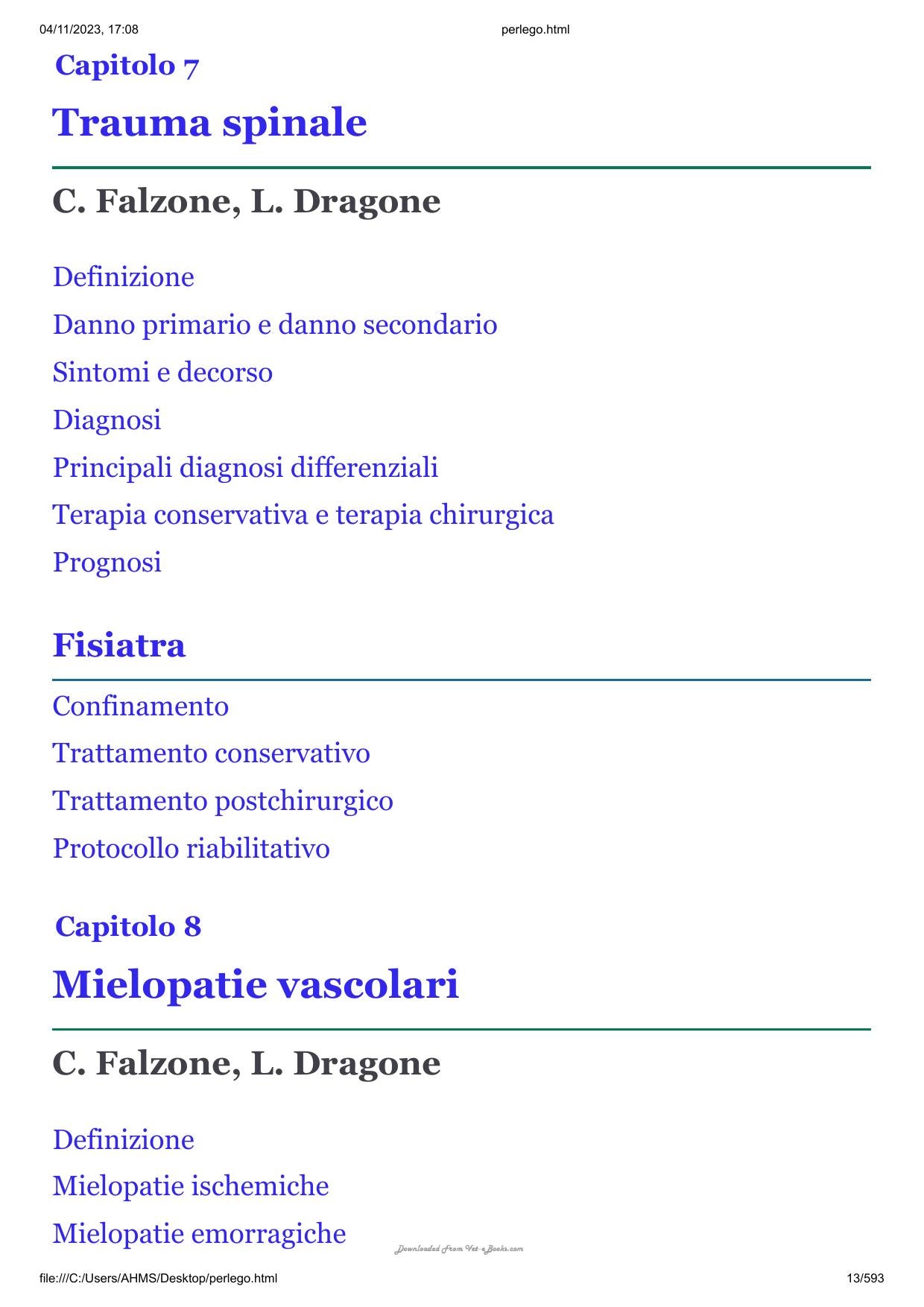 Patologie Spinali Del Cane E Del Gatto