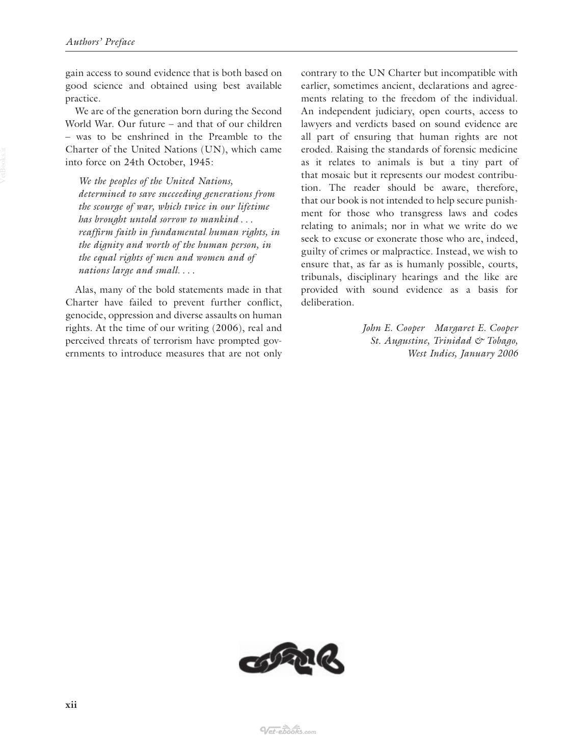 Introduction To Veterinary And Comparative Forensic Medicine