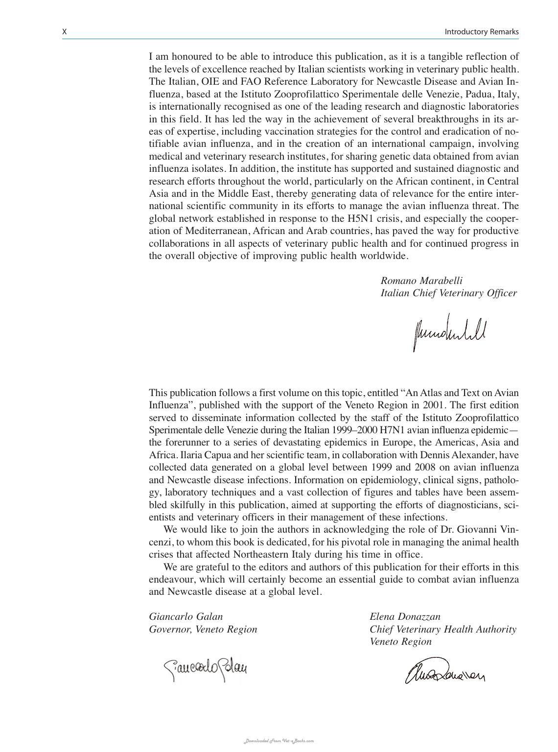 Avian Influenza And Newcastle Disease A Field And Laboratory Manual