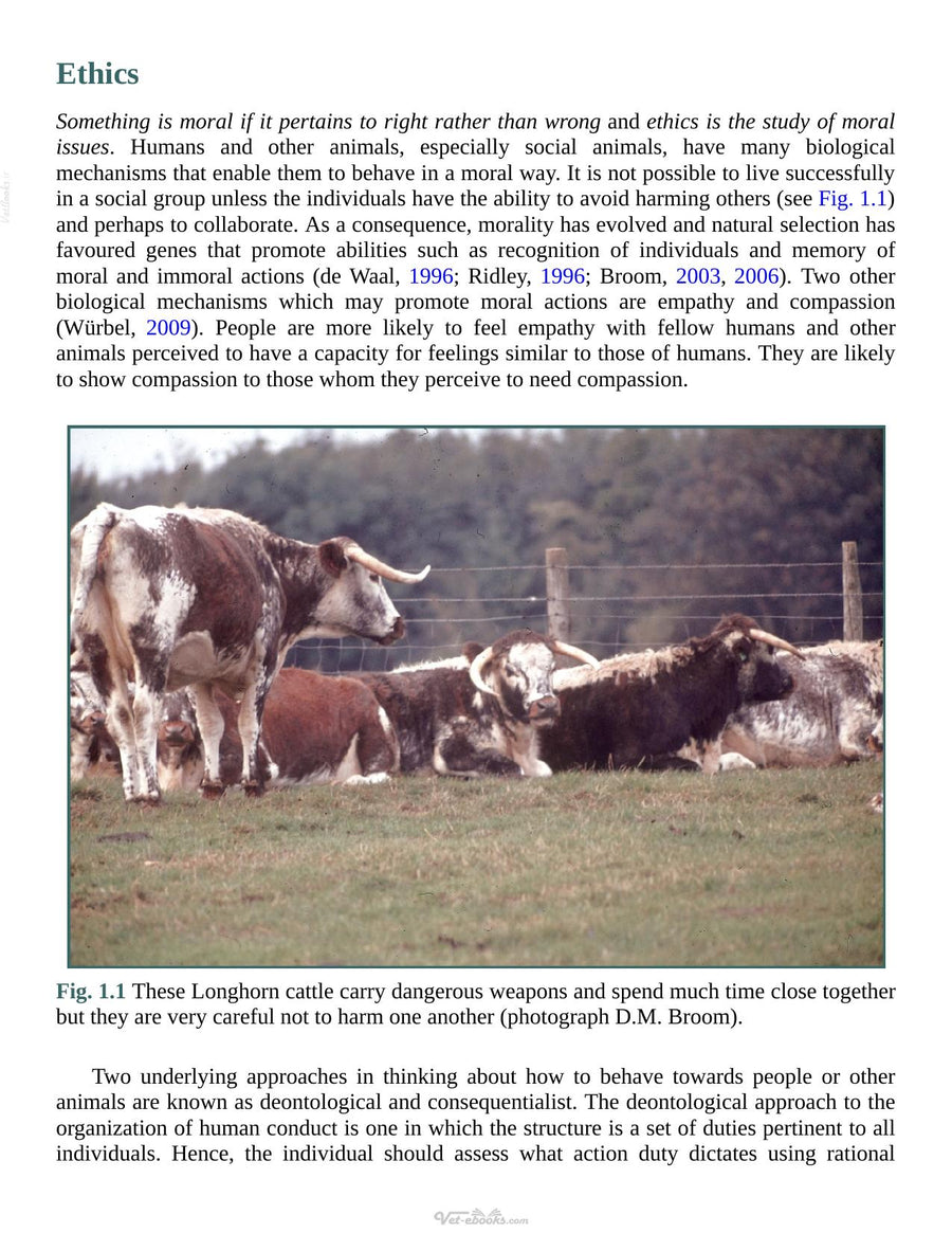 Preview page of Domestic Animal Behaviour and Welfare Fifth Edition
