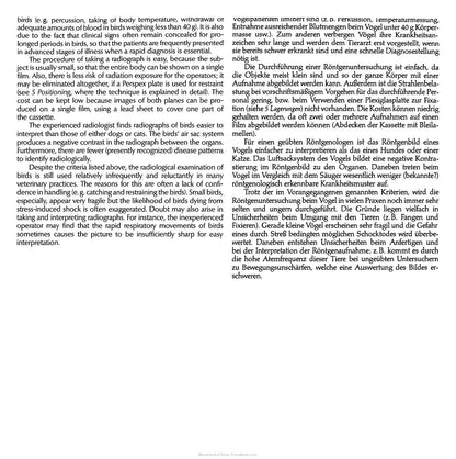 Atlas of Radiographic Anatomy and Diagnosis of Cage Birds