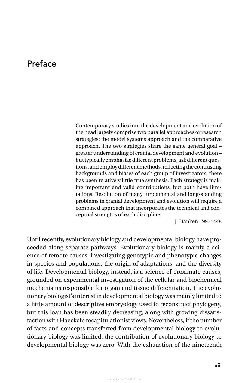 The Development Of Animal Form Ontogeny Morphology And Evolution