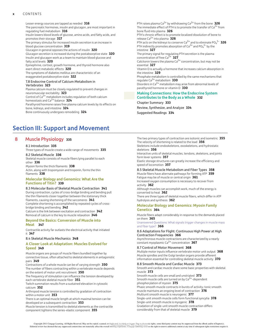 Preview page of Animal Physiology from Genes to Organisms 2nd Edition