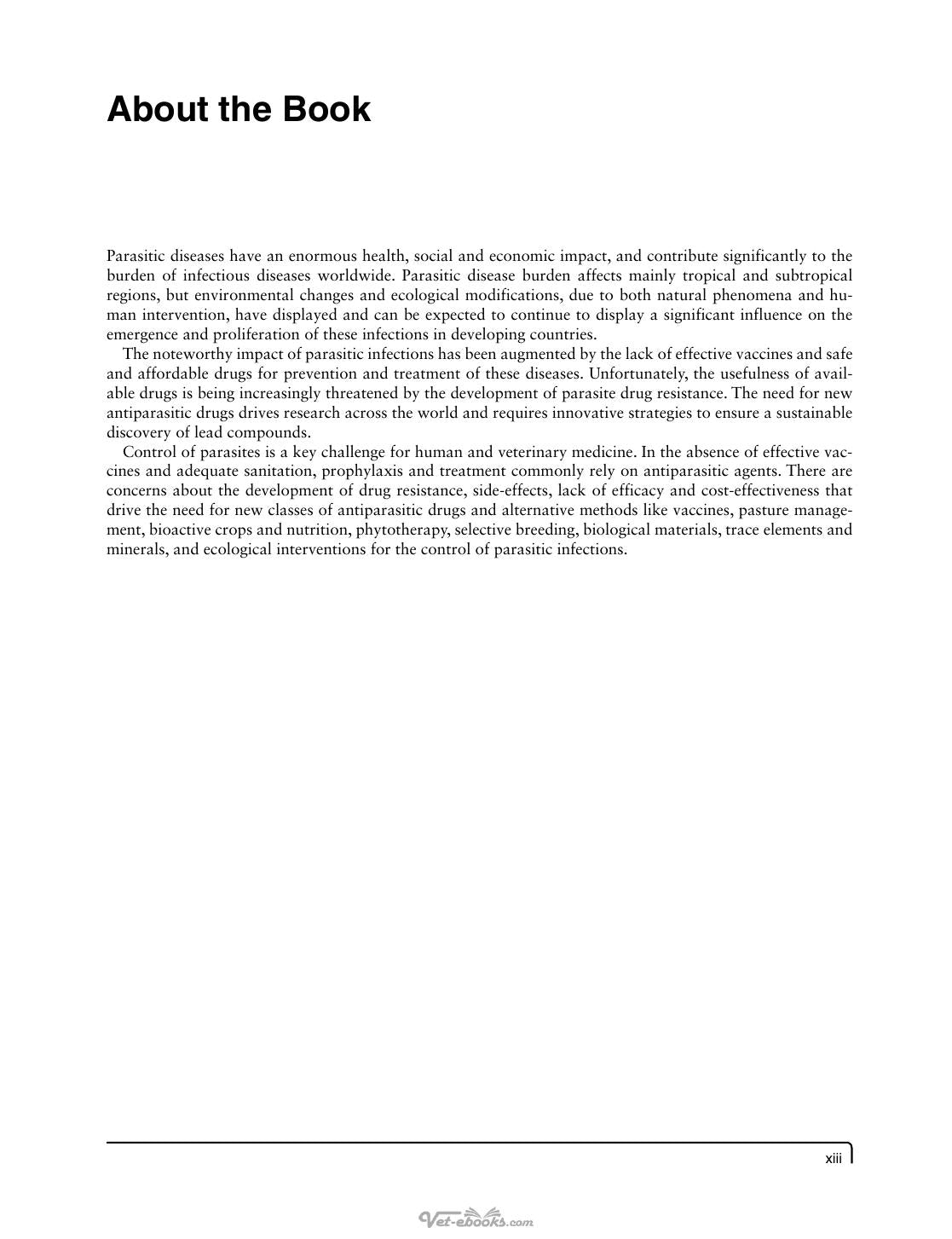Parasitism And Parasitic Control In Animals Strategies For The Developing World